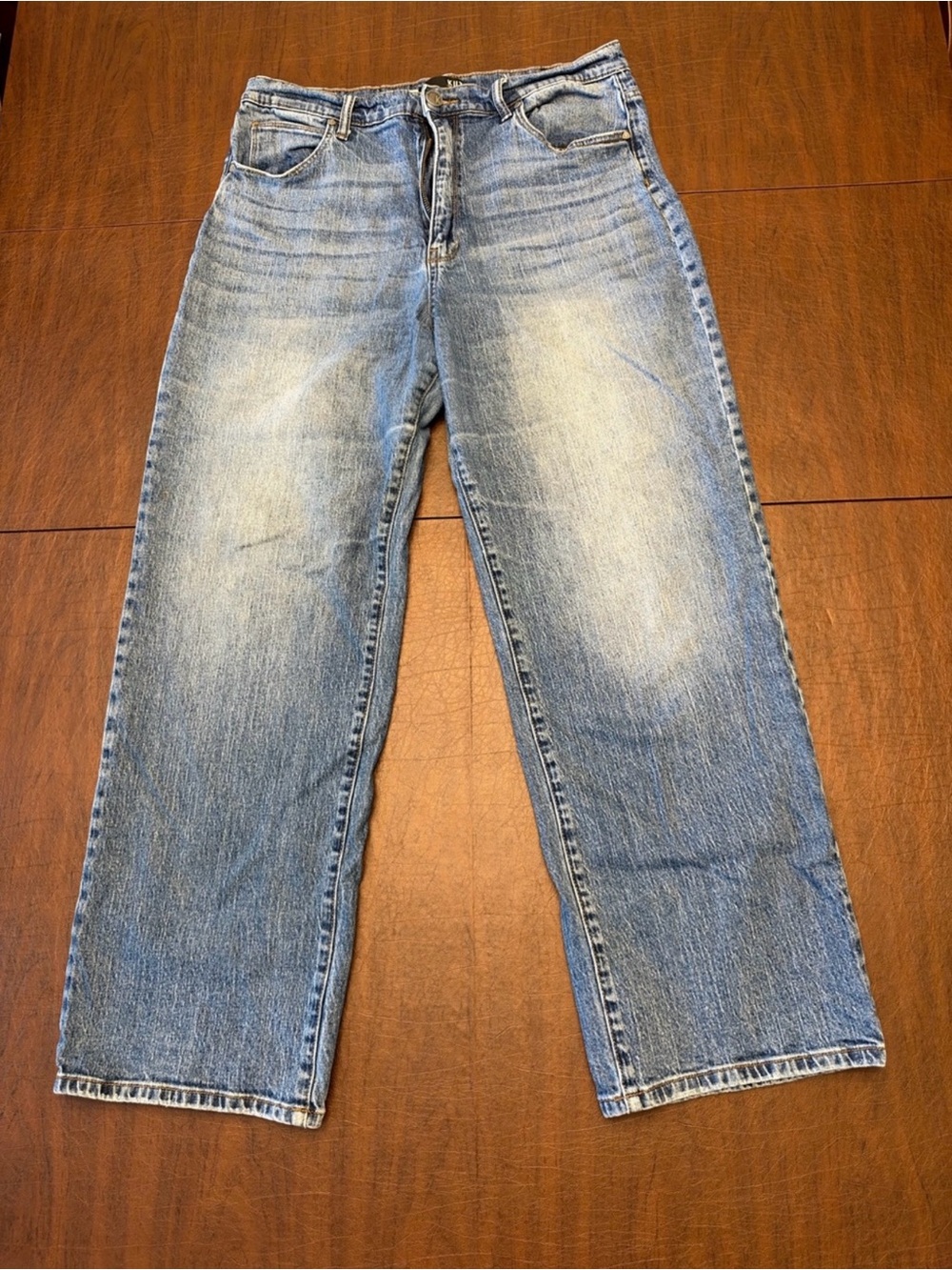 KUT From the Kloth Women’s Wide Leg Jeans Size 14 Medium Wash